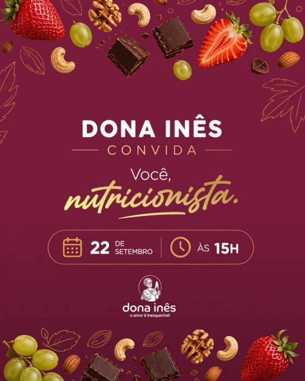 Imagem do evento Dona Inês convida: você, nutricionista