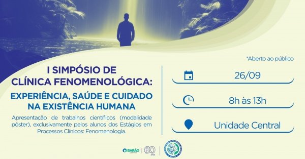 Imagem do evento I Simpósio de clínica fenomenológica: Experiência, saúde e cuidado na experiência humana