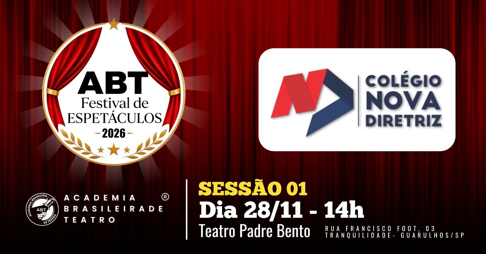 FESTIVAL DE ESPETÁCULOS - COLÉGIO NOVA DIRETRIZ