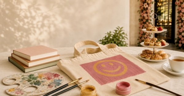 Imagem do evento ELLAS Experience | Pintura em ecobag + troca de livros