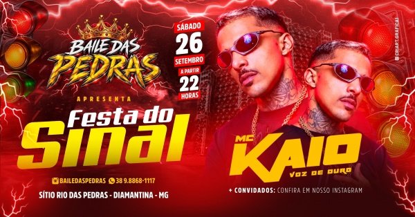 Imagem do evento MC KAIO VOZ DE OURO
