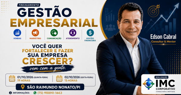 Imagem do evento TREINAMENTO - GESTÃO EMPRESARIAL