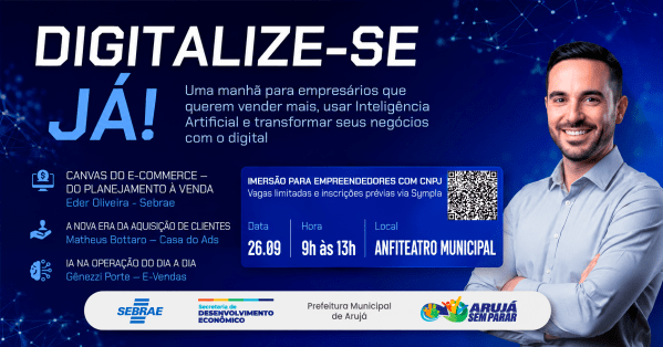 Imagem do evento DIGITALIZE-SE JÁ ARUJÁ