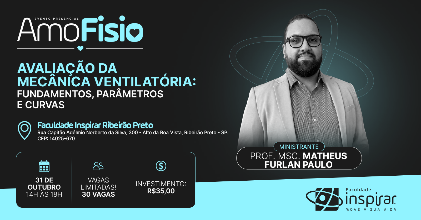 Amofisio: Avaliação da mecânica ventilatória - fundamentos, parâmetros e curvas