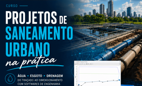 Imagem do evento CURSO: Projetos Urbanos de Água, Saneamento e Drenagem