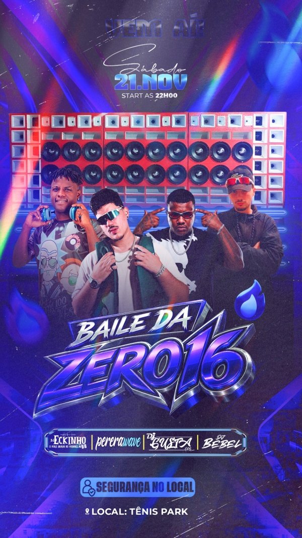 Imagem do evento Baile Da Zero16