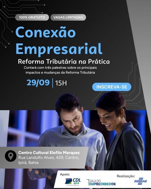 Imagem do evento CONEXÃO EMPRESARIAL - Reforma Tributária na Prática