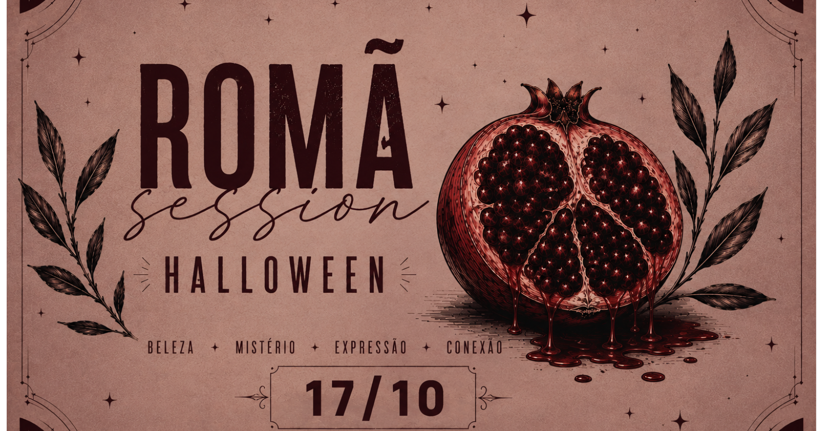 Imagem da fonte — 2ª Romã Session Halloween