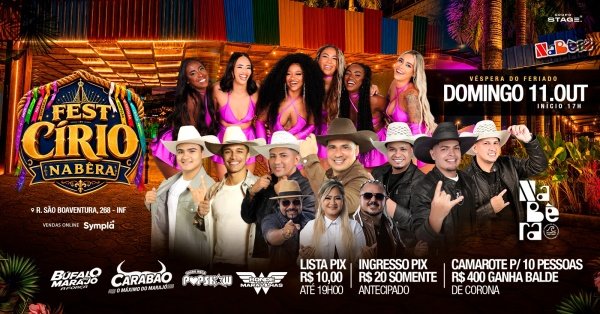Imagem do evento Fest Círio - NaBêra - Domingo do Círio