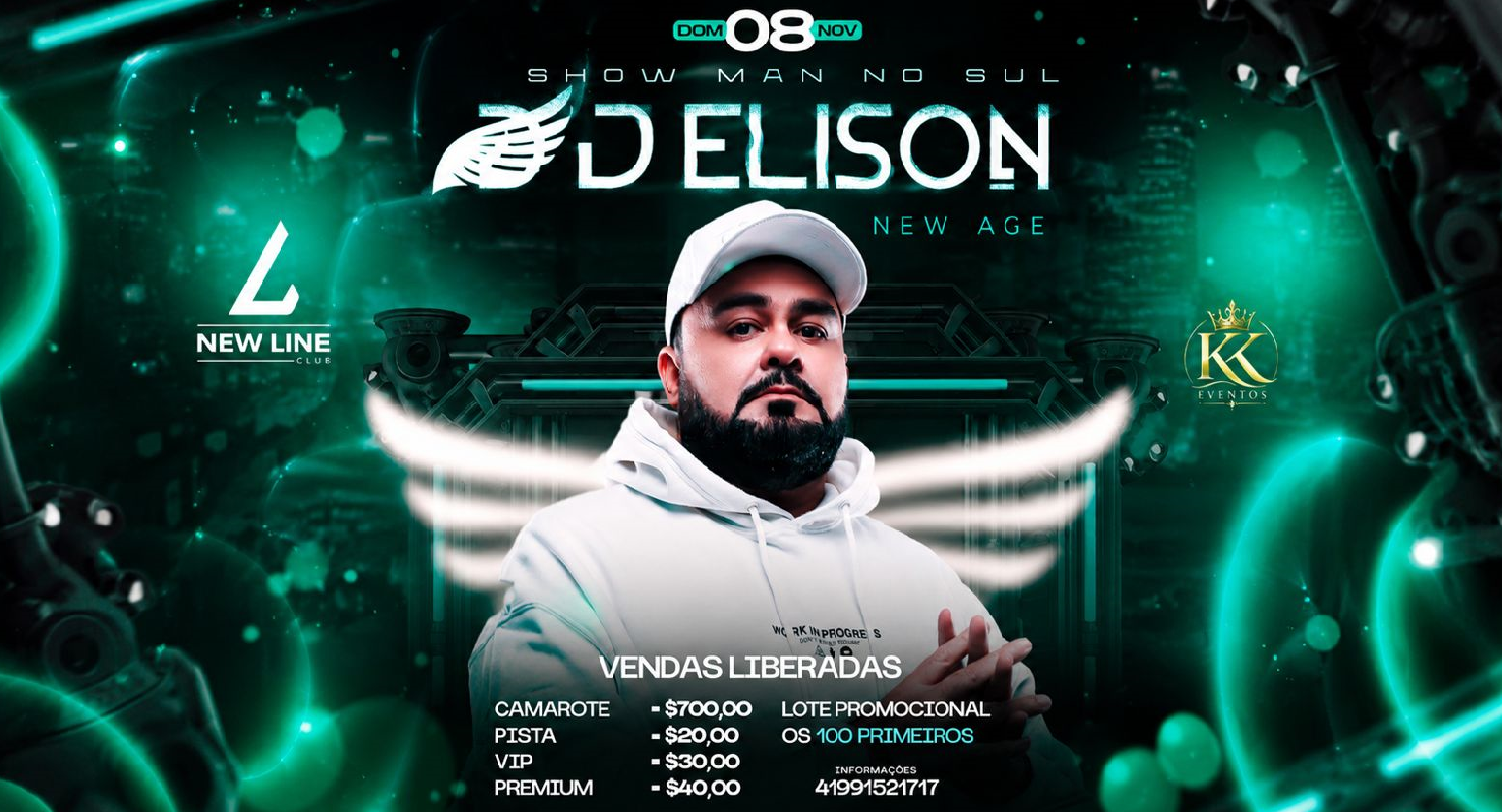 SHOW MAN NO SUL- DJ ELISON NEW AGE - Curitiba, PR