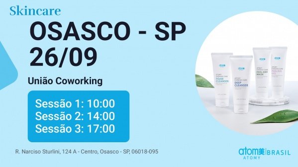 Imagem do evento Skincare de produtos coreanos - Osasco / SP - 26/09/2026