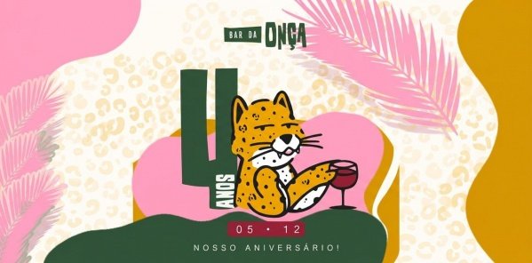 Imagem do evento BAR DA ONÇA COMPLETA #4 ANOS