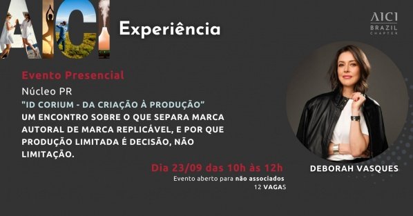 Imagem do evento AICI Experiência - Visita Técnica - ID Corium - da criação à produção