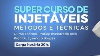 Imagem do evento Injetáveis: Métodos, Técnicas e insulinização - 32º edição