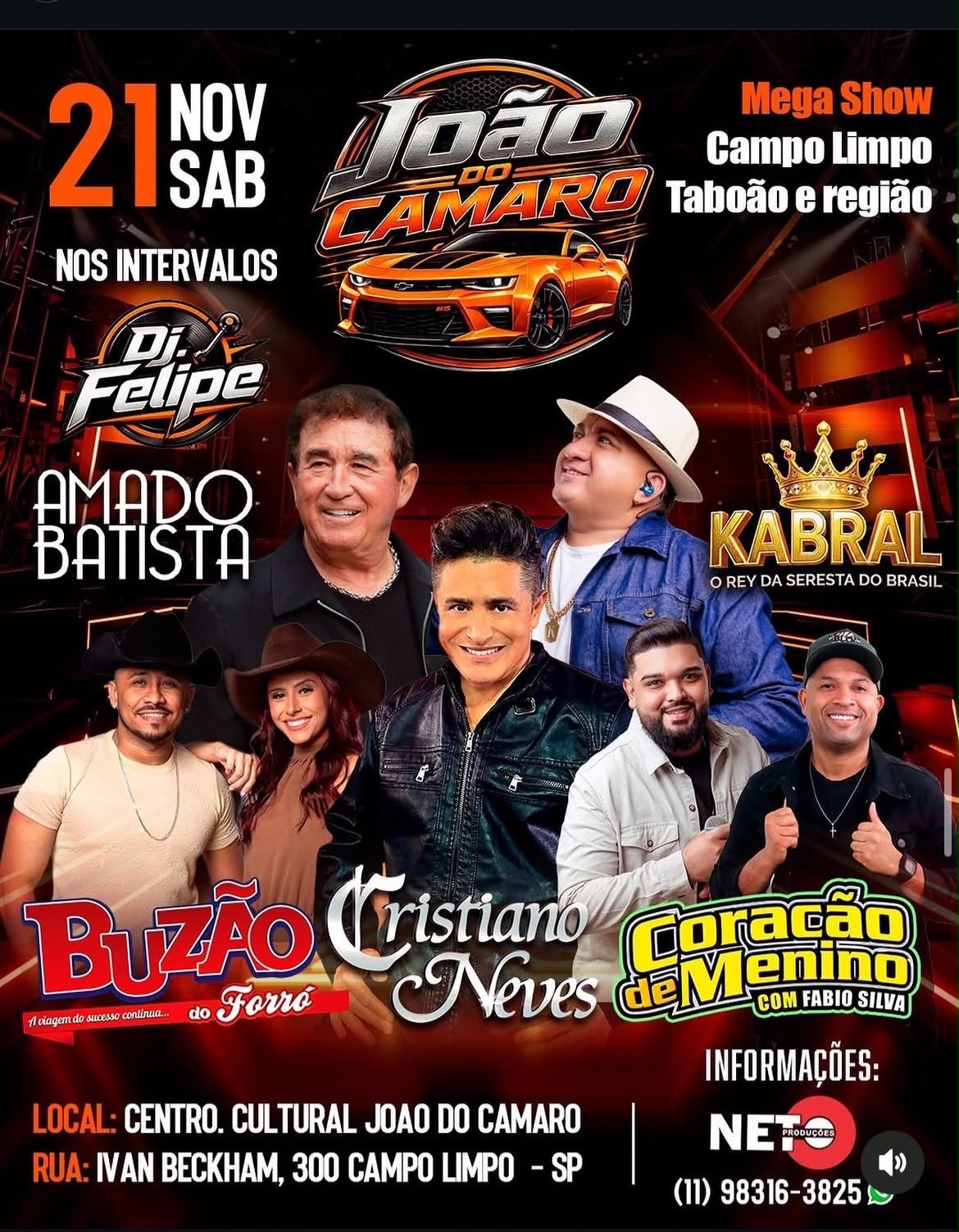 Amado Batista - São Paulo, SP