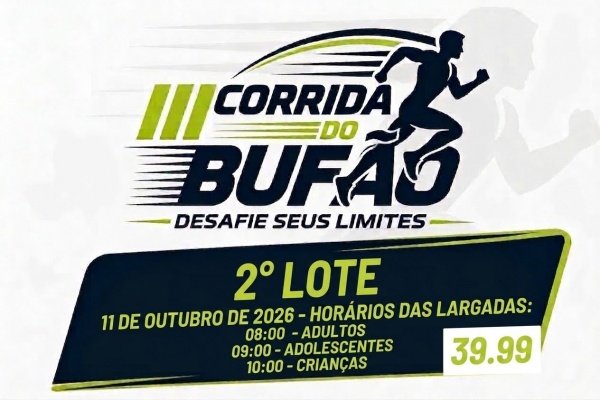 Imagem do evento Terceira Corrida do Bufao