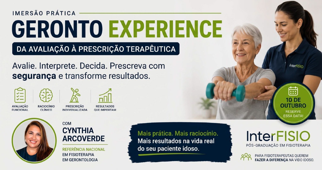 Geronto Experience - Da avaliação à prescrição terapêutica
