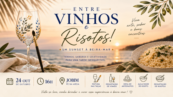 Imagem do evento Entre Vinhos & Risotos