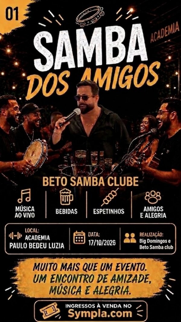 Imagem do evento Samba dos amigos