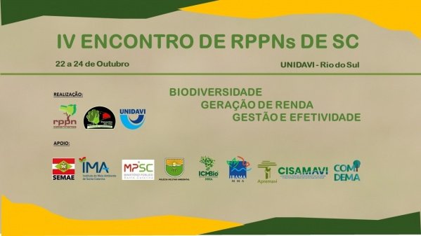 Imagem do evento IV ENCONTRO DE RPPNs DE SANTA CATARINA
