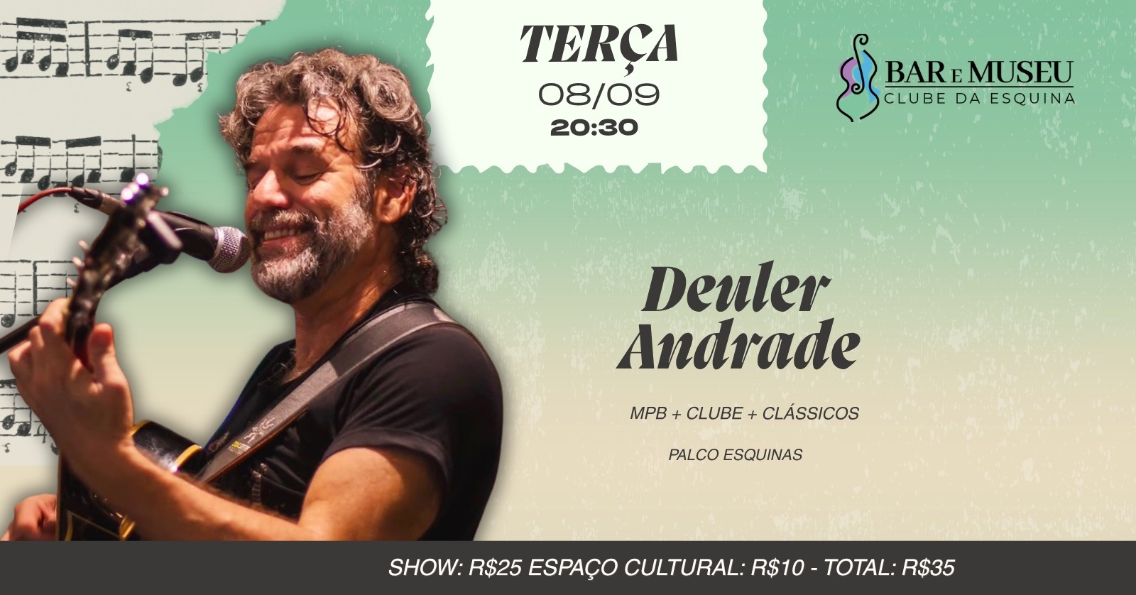 SHOW DE DEULER ANDRADE - CANTA CLUBE DA ESQUINA