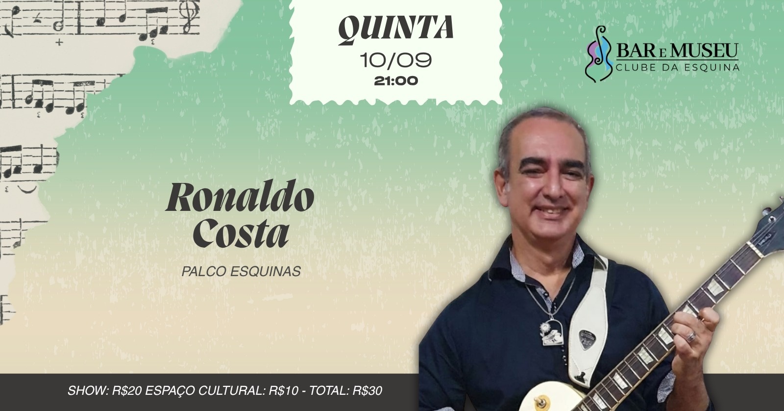 SHOW - RONALDO COSTA DE VOLTA AO CLUBE DA ESQUINA