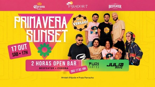 Imagem do evento PRIMAVERA SUNSET