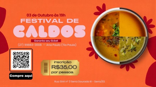 Imagem do evento Festival de Caldos - Adoradores