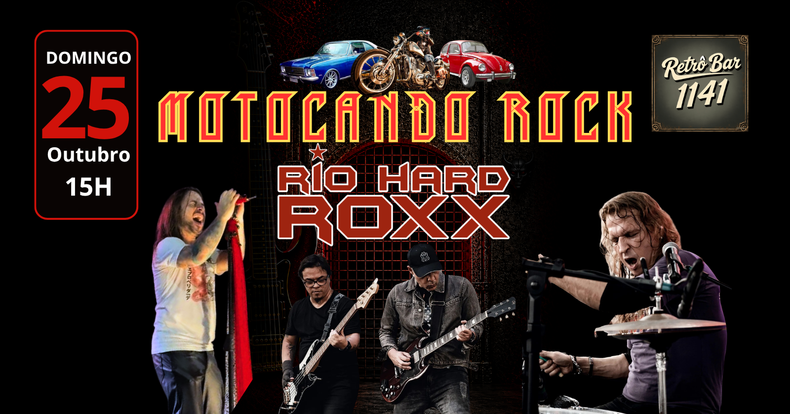 Imagem da fonte — MOTOCANDO ROCK - BANDA RIO HARD ROXX
