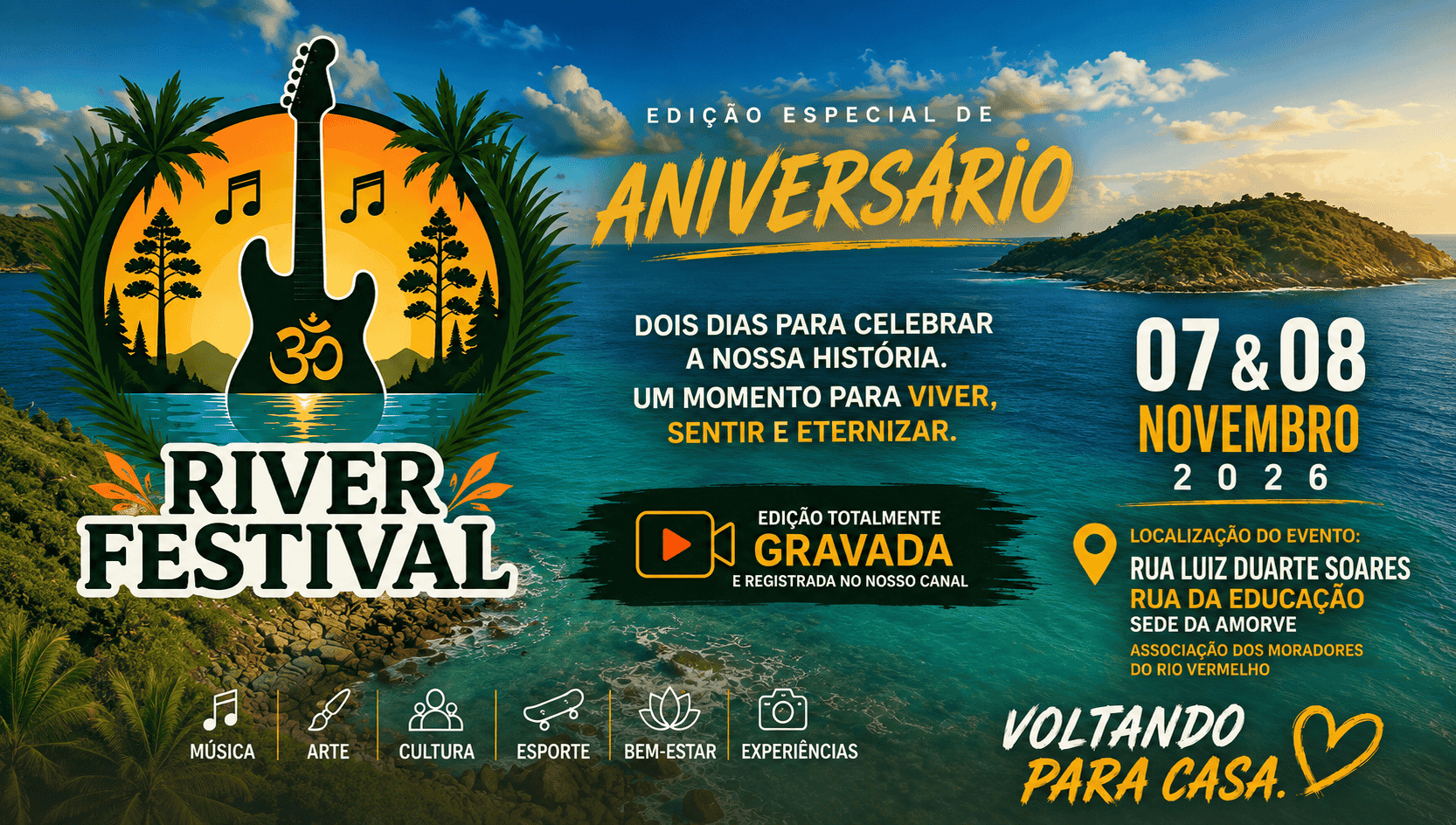 Imagem da fonte — RIVER FESTIVAL - EDIÇÃO DE ANIVERSÁRIO