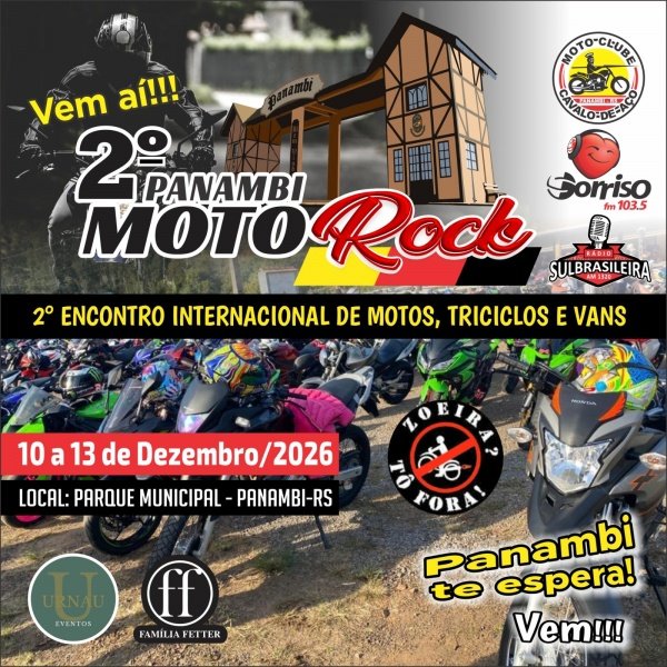 Imagem do evento 2° PANAMBI MOTO ROCK