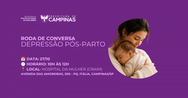 Imagem do evento Roda de Conversa |DEPRESSÃO PÓS-PARTO - FALAR TAMBÉM É CUIDAR