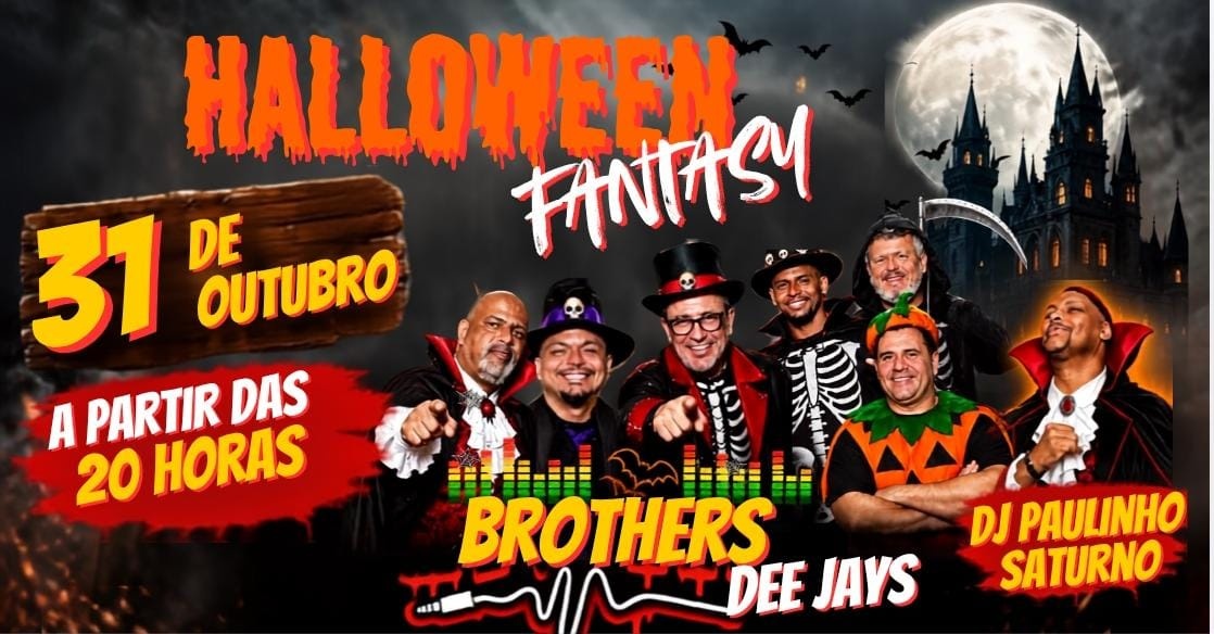 Brothers Djs , Halloween Fantasy no Olaria Atletico Clube dia 31\10 as 20h - Rio de Janeiro, RJ