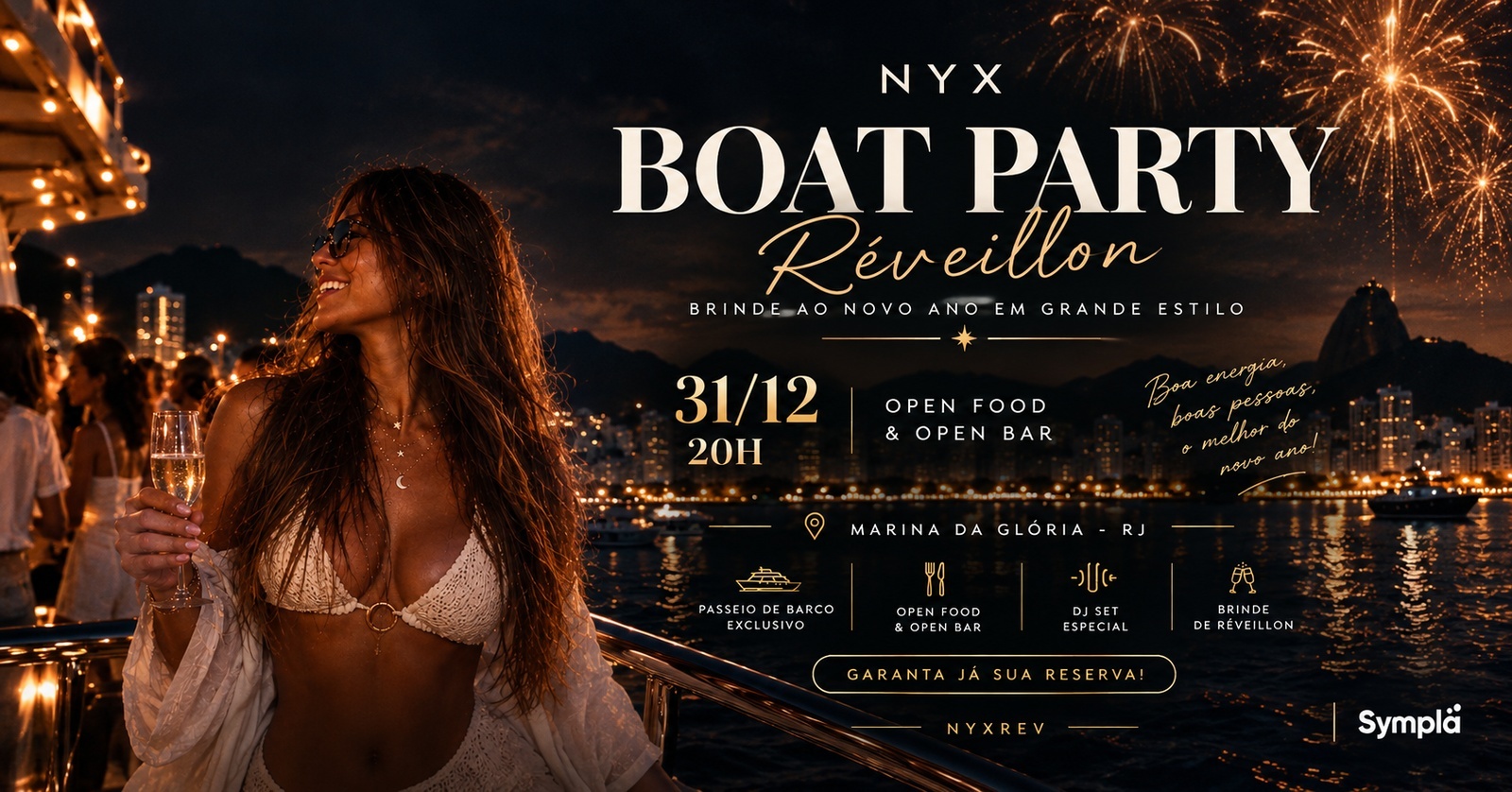 NYX BOAT PARTY REVEILLON 2027 - Rio de Janeiro, RJ
