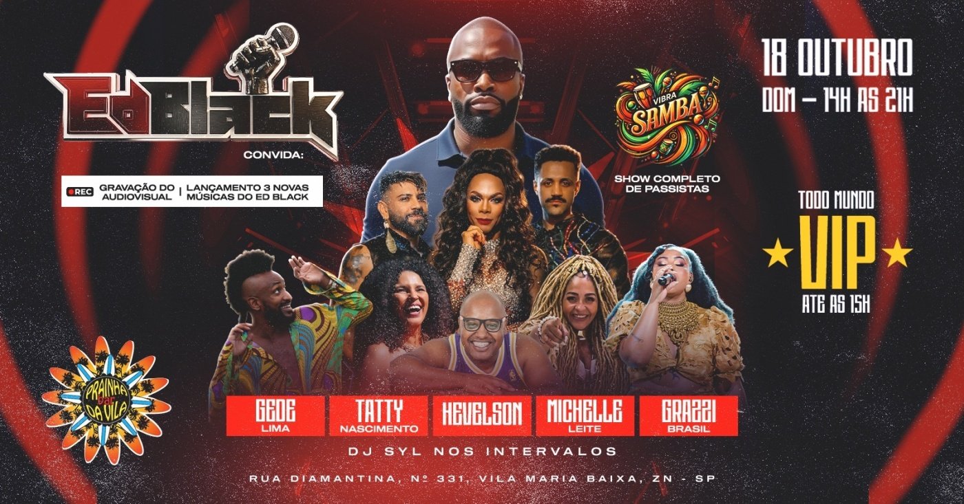 Gravação do Audiovisual do Ed Black no Prainha da Vila!!! (18/10)