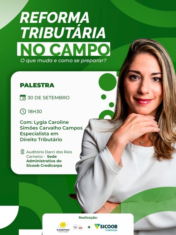 Imagem do evento Reforma Tributária no Campo
