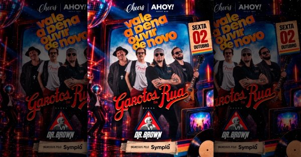 Imagem do evento GAROTOS DA RUA E BANDA DR.BROWN
