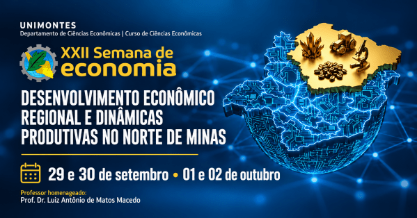 Imagem do evento XXII SEMANA DE ECONOMIA - UNIMONTES 2026