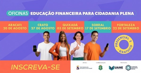 Imagem do evento OFICINAS - EDUCAÇÃO FINANCEIRA PARA CIDADANIA PLENA