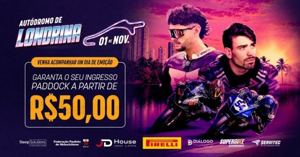 Imagem do evento 5ª Etapa SuperBike Brasil 2026 - Londrina, PR