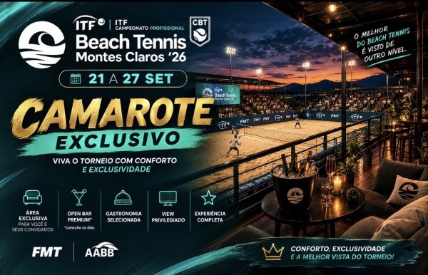 Imagem do evento Camarote ITF Montes Claros 2026