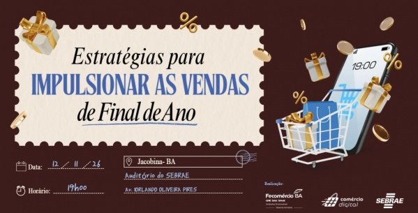 Imagem do evento ESTRATÉGIAS PARA IMPULSIONAR AS VENDAS NO FINAL DO ANO