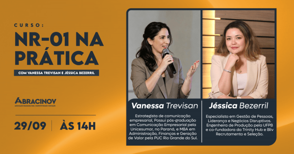 Imagem do evento Curso: NR-01 na prática com Vanessa Trevisan e Jéssica Bezerril
