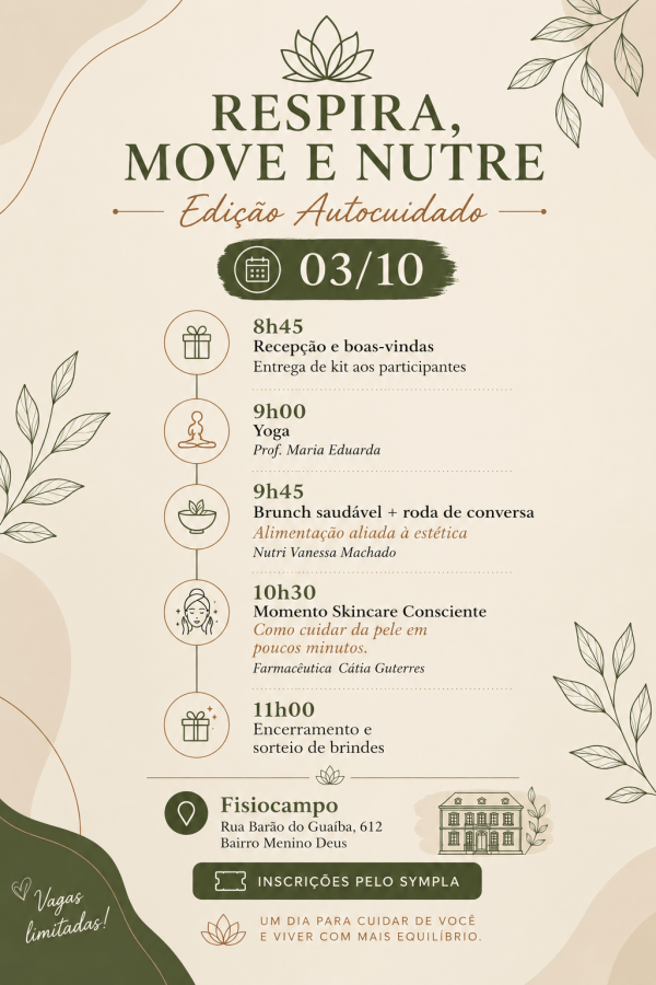 Imagem do evento Respira, move e Nutre