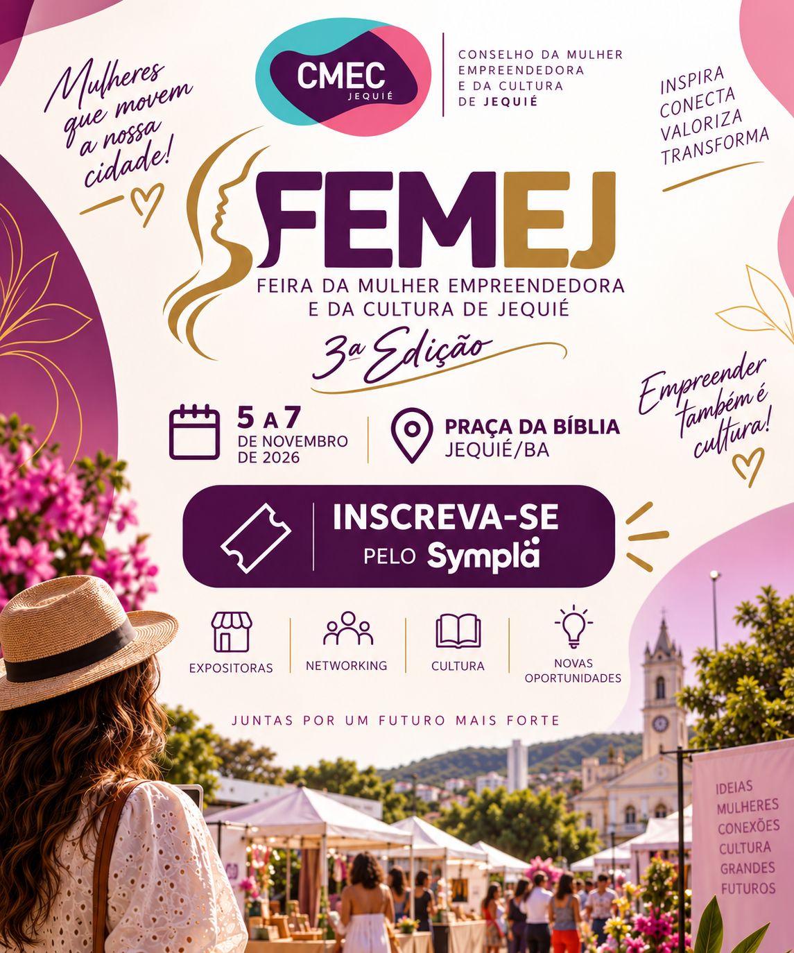 3ª EDIÇÃO DA FEMEJ - FEIRA DA MULHER EMPREENDEDORA E DA CULTURA DE JEQUIÉ