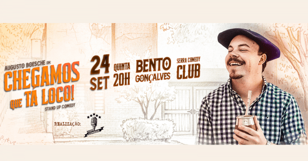 Imagem do evento AUGUSTO BOESCHE - CHEGAMOS QUE TA LOCO