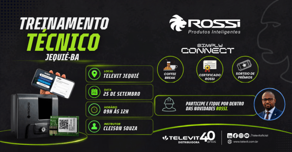 Imagem do evento JQE - TREINAMENTO TÉCNICO MOTORES ROSSI