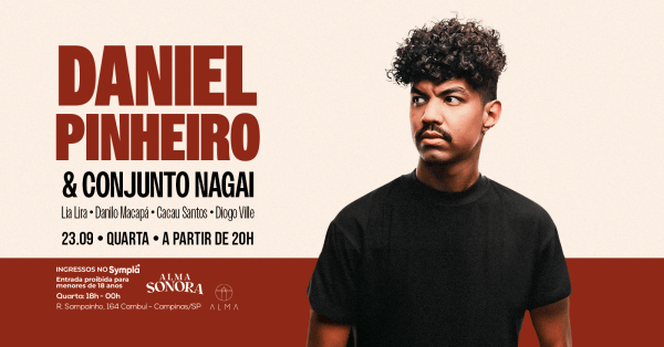 Imagem do evento DANIEL PINHEIRO & CONJUNTO NAGAI  NO ALMA CAMPINAS | 23.09