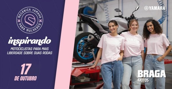 Imagem do evento MYM - MECÂNICA YAMAHA PARA MULHERES