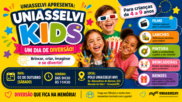Imagem do evento UNIASSELVI KIDS  Pequenos Grandes Momentos